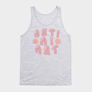 Anti AI Art Tank Top